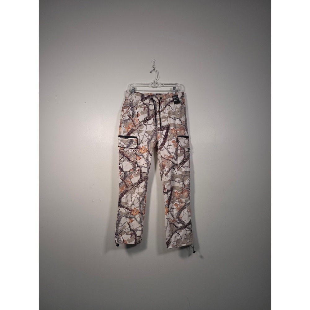 ENCRYPTED Cargo Pants Men L Tan Camo Outdoor Hiking Gorpcore Lightweight Hunting